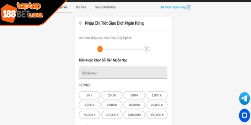 Những phương thức nạp tiền 188BET TAPTAP phổ biến nhất 